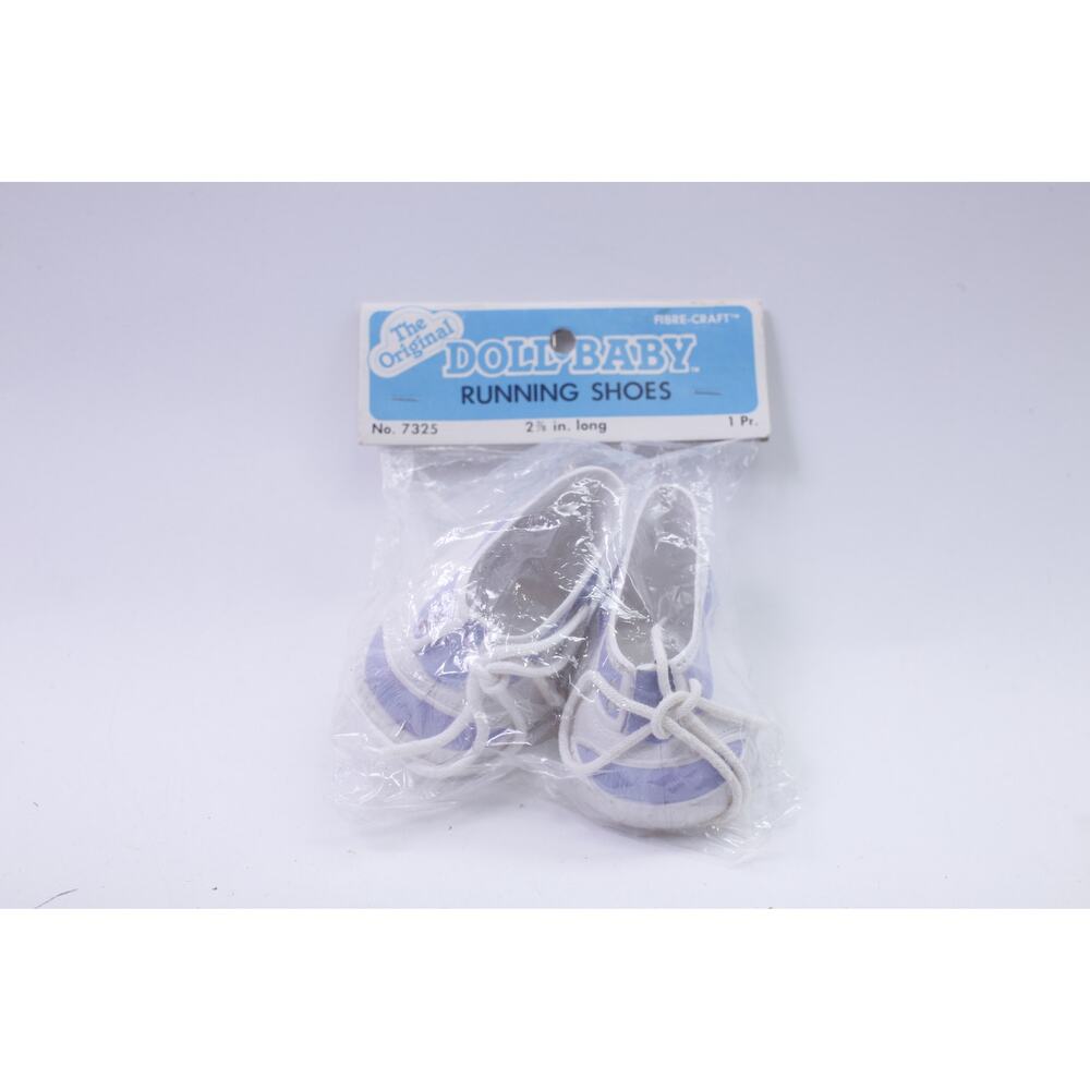 Doll Baby, Cabbage Patch Size Running Shoes, 1984, Fibre-Craft, Doll Clothing,